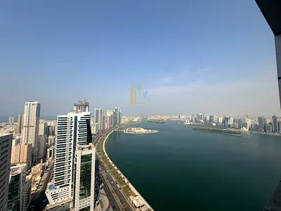 *Two-bedroom apartment for sale in Abu Khamsin Tower with an attractive view*