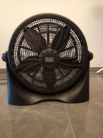Black+Decker High-Velocity Floor Fan - Good Condition