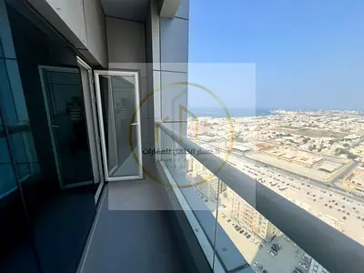 شقة غرفتين وصالة للإيجار في الخان إطلالة بحرية وموقف مجاني وغرفة خادمة