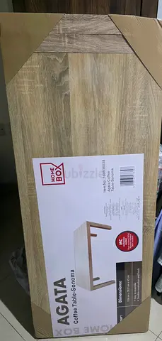 HomeBox Agata Coffee Table - Sonoma Oak Finish (New in Box)