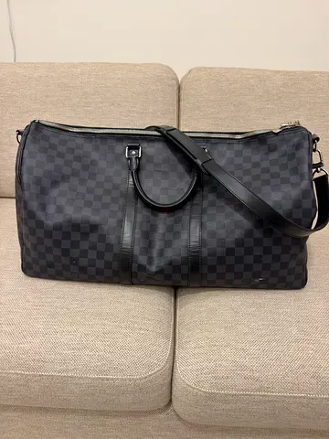 Louis Vuitton Keepall 55 Damier Graphite – 100% Authentic