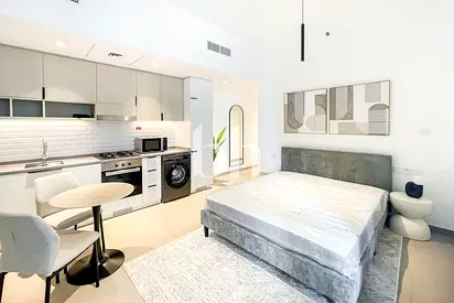 Furnished Studio | Balcony | Pool | Gym