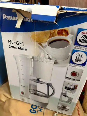 Panasonic NC-GF1 10-Cup Coffee Maker (Boxed) - White/Silver