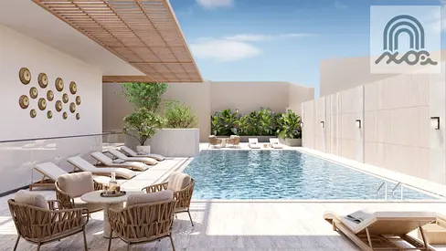 With a down payment of 45,000, own a two-bedroom apartment with a living room + study