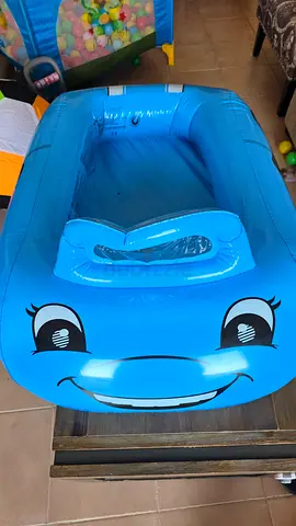 Inflatable Baby Bath Tub (Blue) - Good Condition