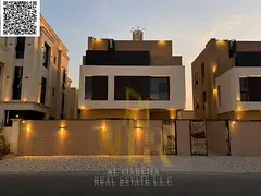 A distinctive villa for sale in Al Zahia, Ajman, boasting spacious areas and a practical design. It