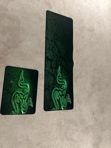 Razer Gaming Mouse Pad + Small Wrist Mat — Excellent Condition