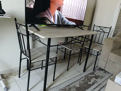 Dining table and chairs