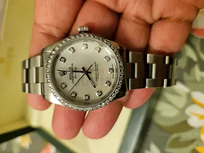 Rolex Air King Diamonds Bazel 34MM