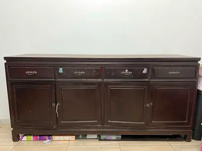 Heavy Solid Wooden Sideboard / Credenza – Super Quick Sale!