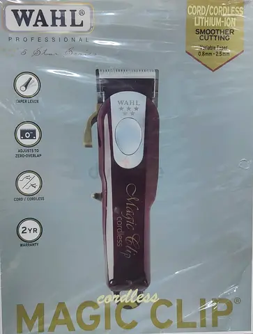 Wahl Professional Cordless Magic Clip Hair Clipper - Used (Good Condition)