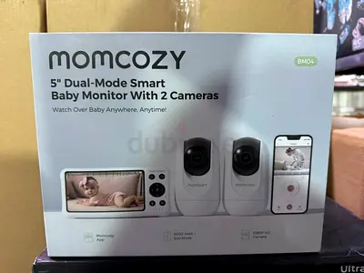 Momcozy 5" Dual-Mode Smart Baby Monitor with 2 Cameras (BM04)
