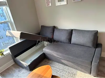 Ikea sofa cumbed with storage like new excellent condition