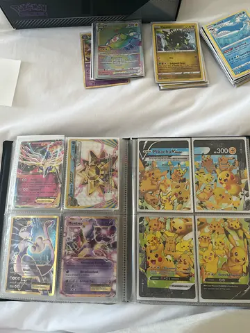 Collection of Pokémon Trading Cards (Sleeved/Rare & Holo) - Assorted