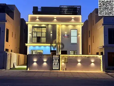Luxury Villa with a Private Pool for Sale in Al Helio 1 – Ajman | 5 Master Bedrooms + Rooftop | Price Includes Registration and Ownership Fees!