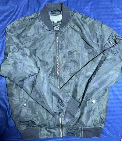 Michael Kors Men's Camo Bomber Jacket - Size M