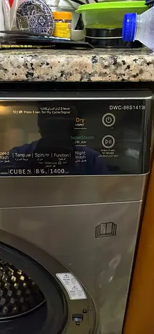 8kg Front Load Washing Machine +Dryer (DWC-85S1413I) - Excellent Working Condition with warranty