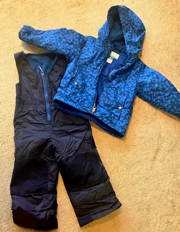 Columbia toddler winter suit size 3T - blue