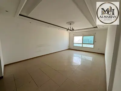 2 Bedroom Apartment for Annual Rent on Ajman Corniche with Direct Sea View Balcony and Spacious Layout