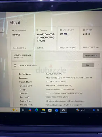 X13 Yoga Laptop for sale