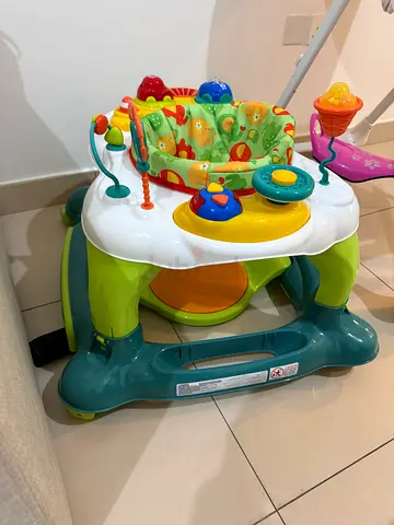 360 Baby activity walker with built-in toys and padded seat , can be walker and jumper