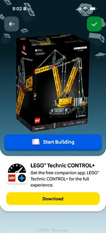 LEGO Technic Liebherr LR 13000 Crane (42146) — 2853 pieces, Complete Set