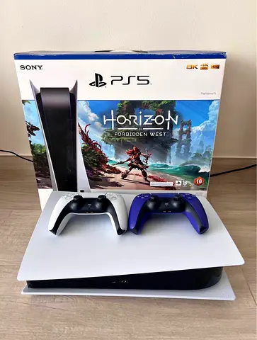 Sony PS5 Disc Edition UAE Version With 2 Controllers and Box