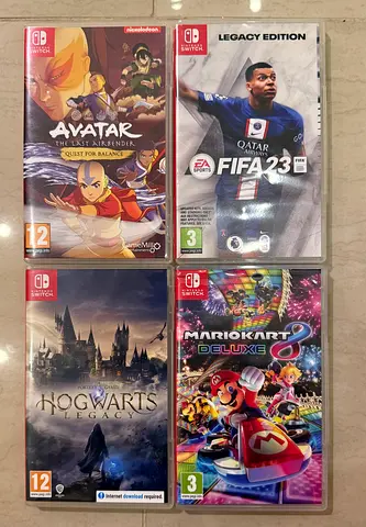 Four Nintendo Switch Games