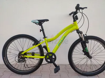 Giant 24" Hybrid/MTB Kids Bike - Light Green, Good Condition