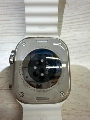 Apple Watch Ultra 2 (white band) - good condition battery percentage 92%