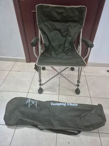 Foldable Portable Camping Chair with Carry Bag - Green
