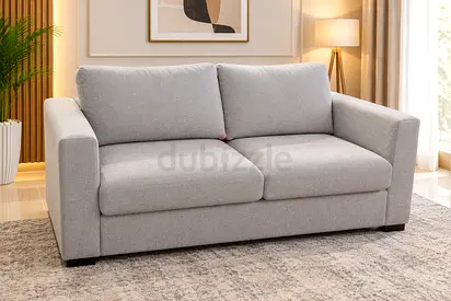 2-seater fabric sofa