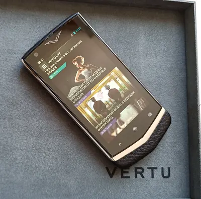 Vertu Constellation V Black touch phone