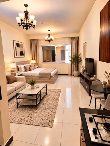 Direct From Owner | Furnished Studio For Rent in Kensington Manor, JVC