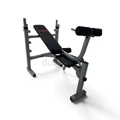 Weight lifting bench with abs bench