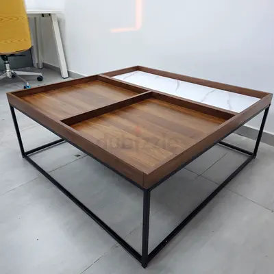 Brown coffee table
