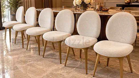 Set of 6 AURA Dining Chairs