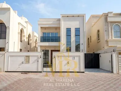 Al Muwaihat 1 (Luxury Villa with 5 Master Bedrooms + 2 Floors, Roof, and Elevator | Land Area 5,000