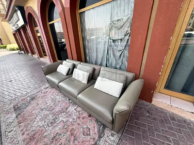 Leather Three Seater sofa