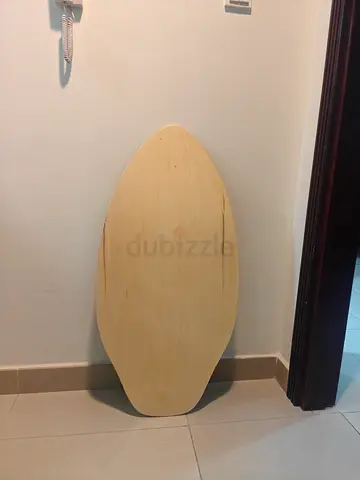 Wooden skimboard / small surfboard deck - lightly used