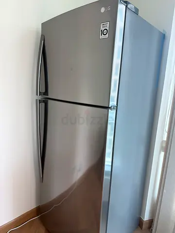LG Double Door Refrigerator - Good Condition, Silver