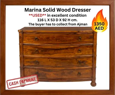 Marina solid wood dresser-Chester