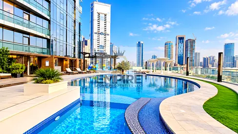 Luxury apartment Sea view big space balcony, parking, gym, pool, free, kids play area brand new bui
