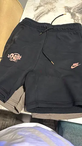 Black and Grey SYNA NIKE shorts
