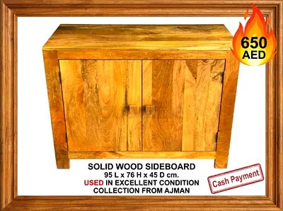 Solid wood cabinet-sideboard