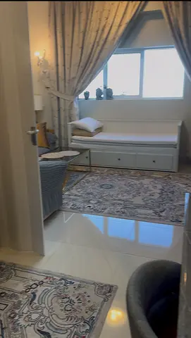 Ladies ONLY Room with Partition AED 2999 a month للبنات فقط