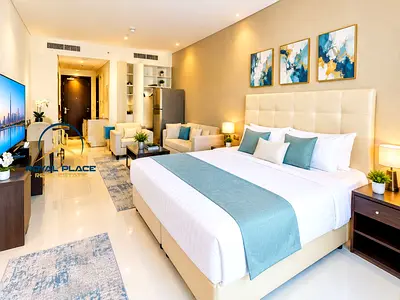 Furnished Studio | Tenora Dubai South | Downtown View