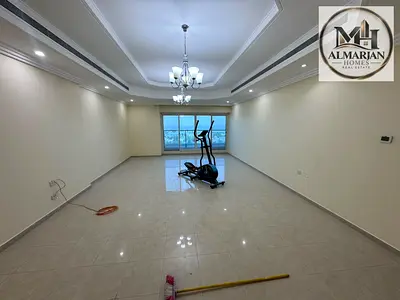3 Bedroom Apartment with Direct Sea View on Ajman Corniche, Maid's Room, 4 Bathrooms, Spacious Layout