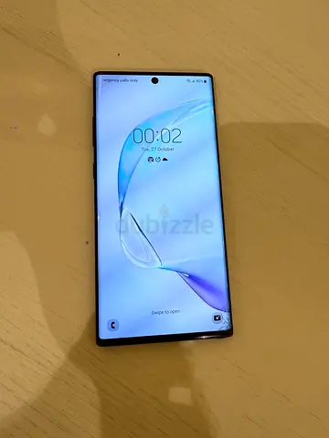 Samsung Galaxy Note 10+ slight glass crack front and back