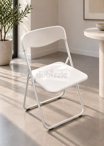 FOLDING White Chair (set of 3)